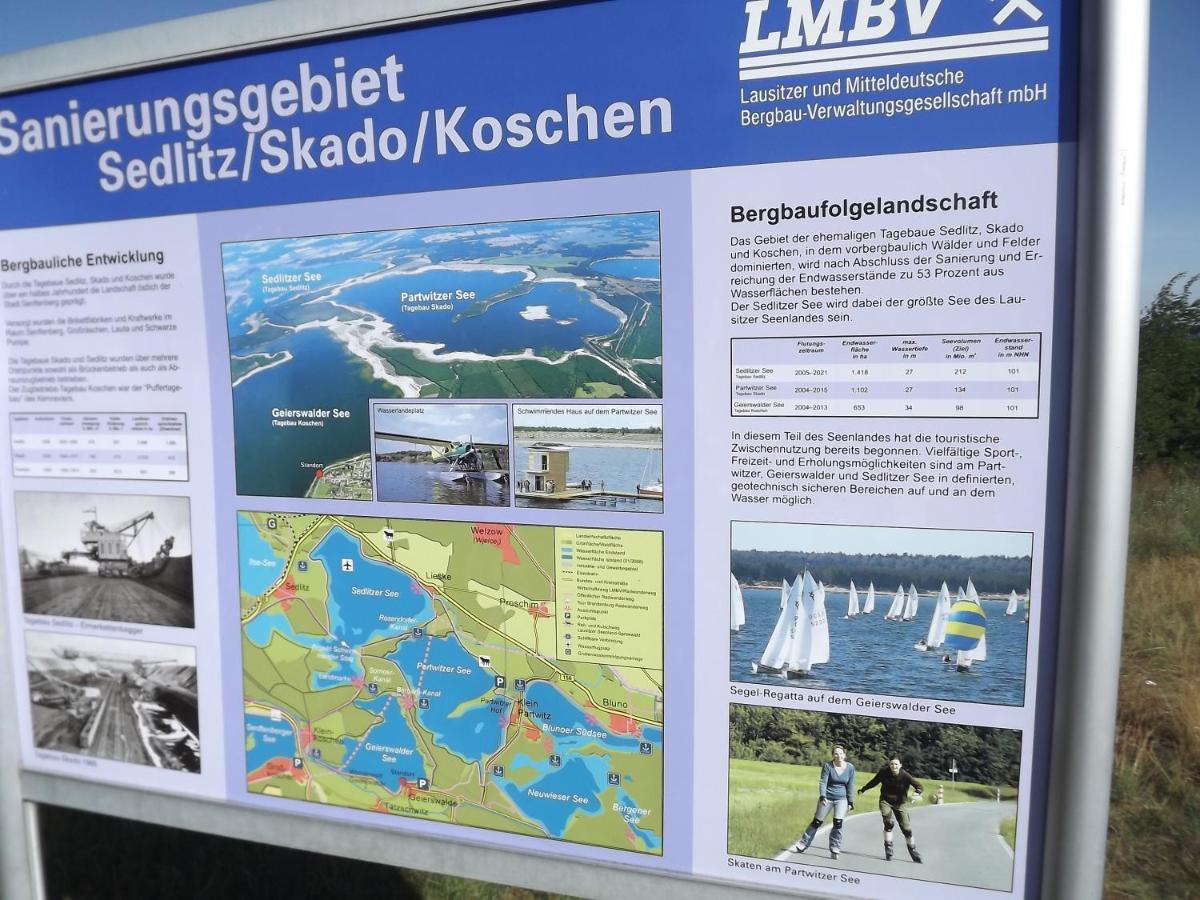Grosszuegige Ferienwohnung Am Waldesrand Im Seenland Lauta Εξωτερικό φωτογραφία