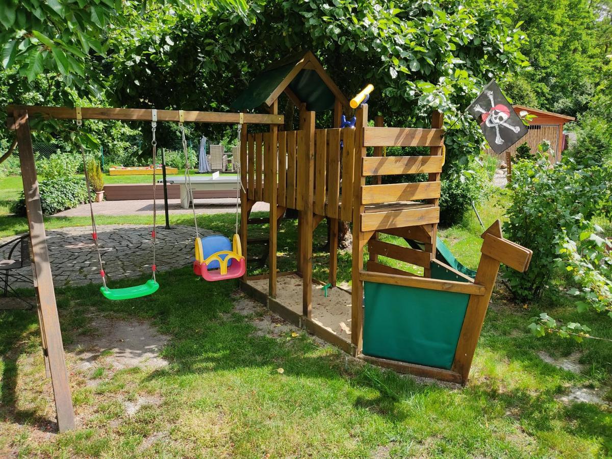 Grosszuegige Ferienwohnung Am Waldesrand Im Seenland Lauta Εξωτερικό φωτογραφία